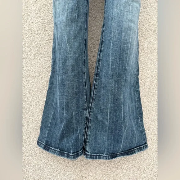 ReRock for Express Low rise Bootcut Jeans 8R - Picture 2 of 11